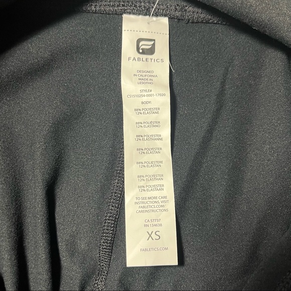 FABLETICS Black Capri Leggings - Picture 6 of 7